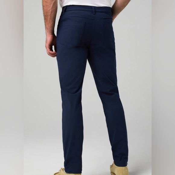 NWT, Fabletics, The Don 5-Pocket Pant (Slim Fit), Deep Navy, 42x34 - Picture 2 of 4